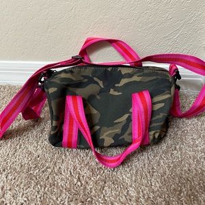 Natural Life brand- ADORABLE mini Camo bag with bright strips. Super cute.